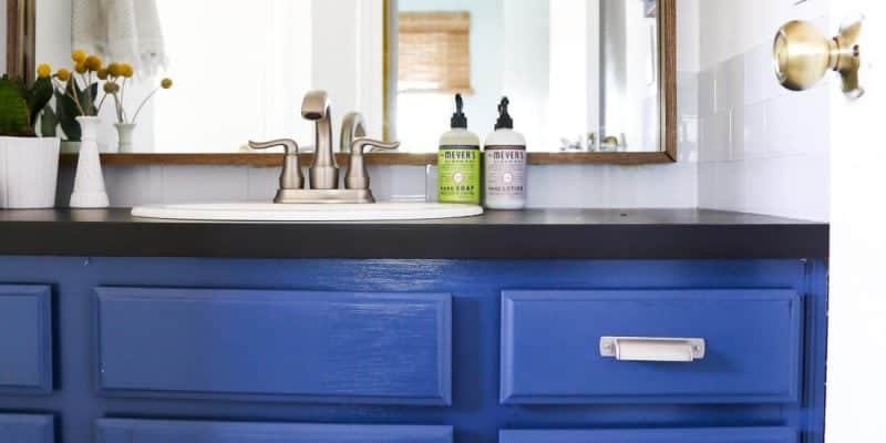 How To Replace A Bathroom Countertop Love Renovations How To Replace A Bathroom Countertop