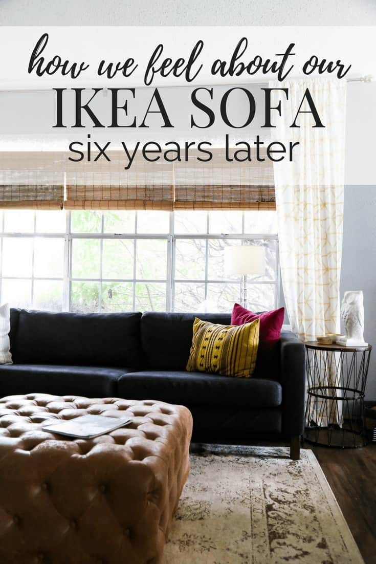 Our IKEA Sofa – 6 Years Later