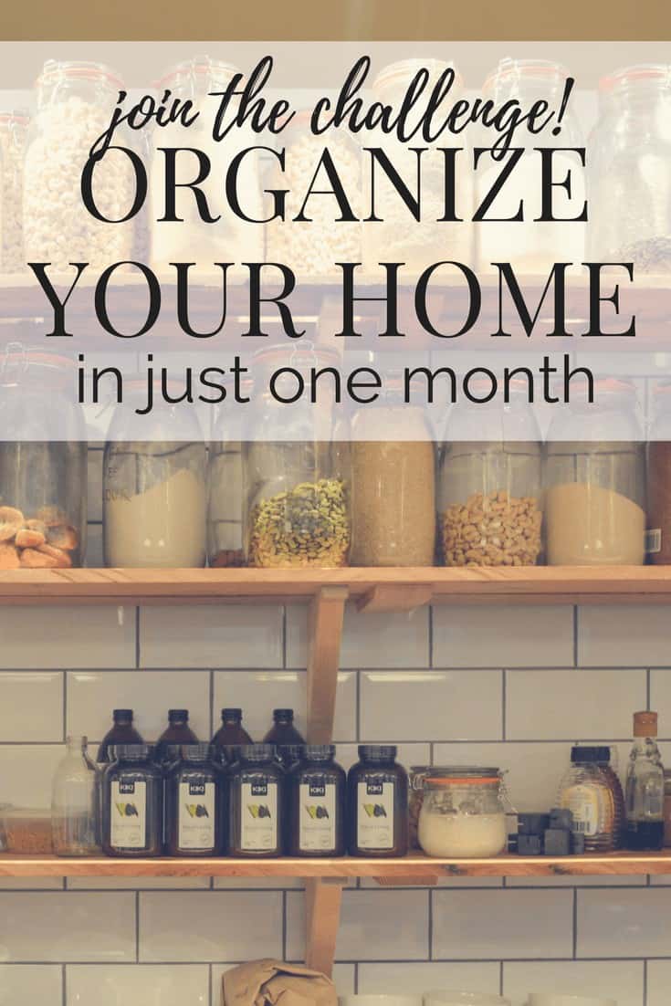 Tips for organizing and decluttering your entire home in just a month. Join this email challenge to go through the KonMari method quickly and efficiently! 