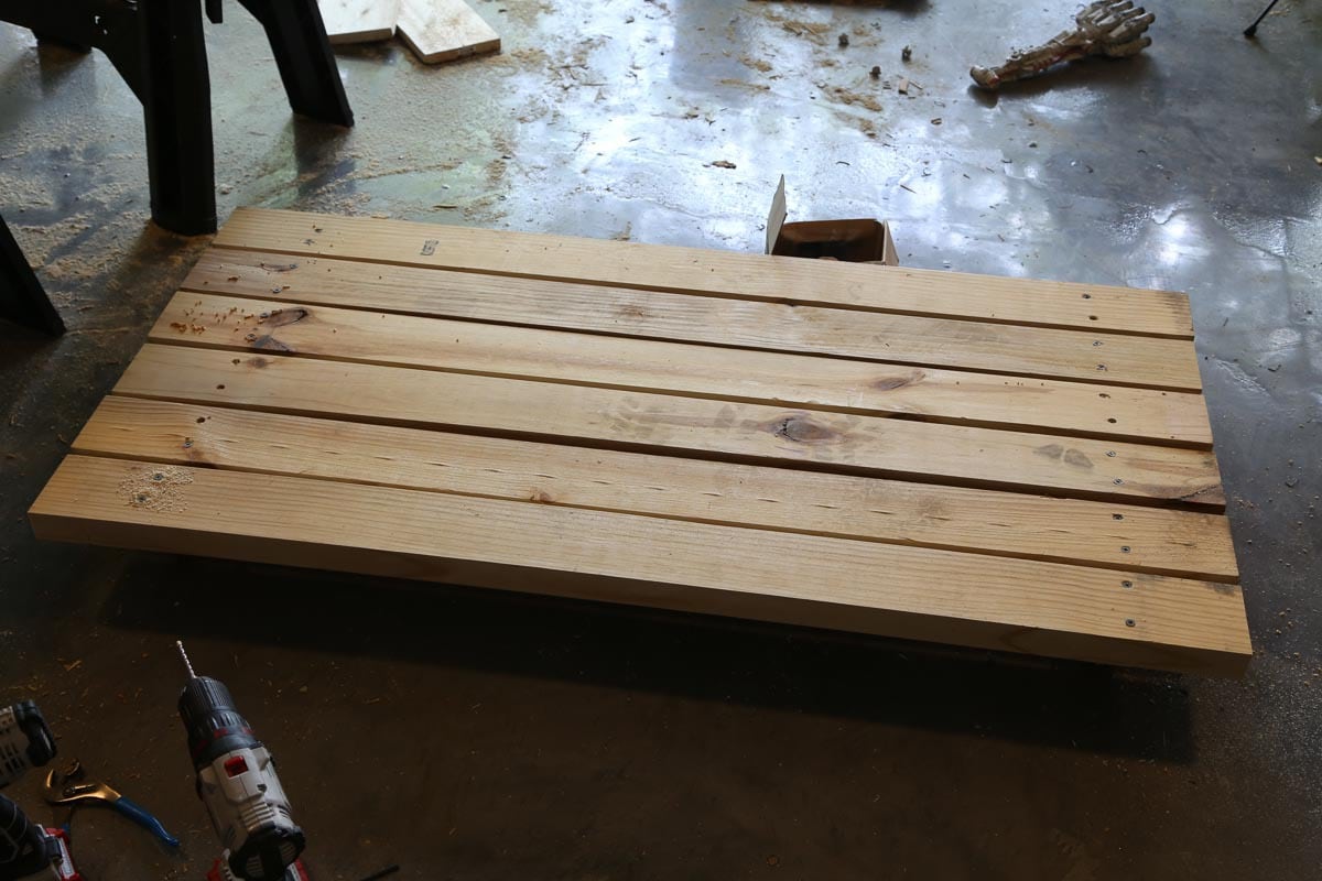 DIY kids picnic table