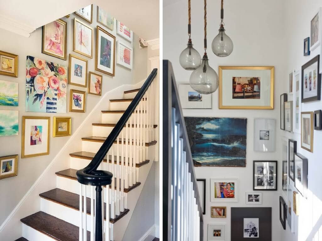 Tips and tricks on how to decorate a staircase - great ideas for when you're feeling stumped