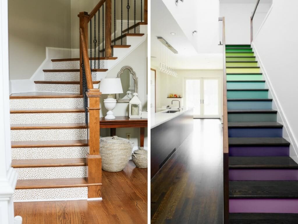 How to decorate a staircase