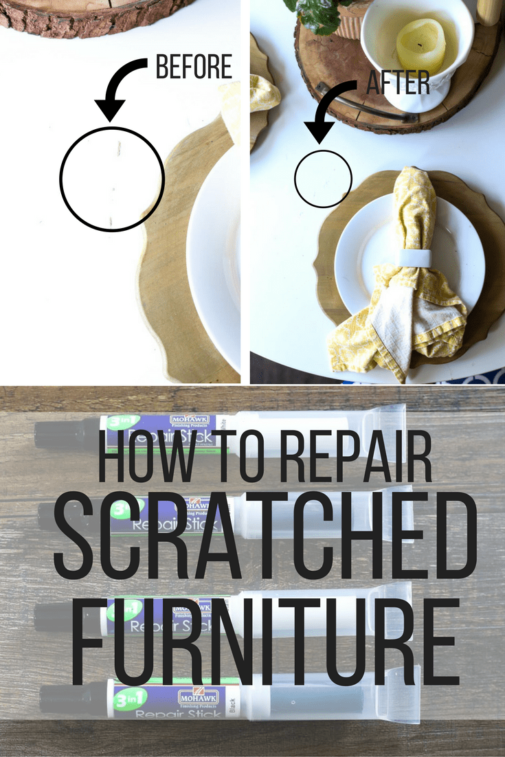 How to fix scratched furniture