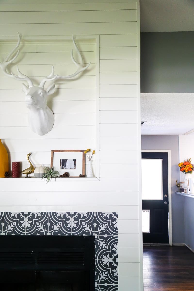 How to shiplap your fireplace to create a gorgeous new look in your space
