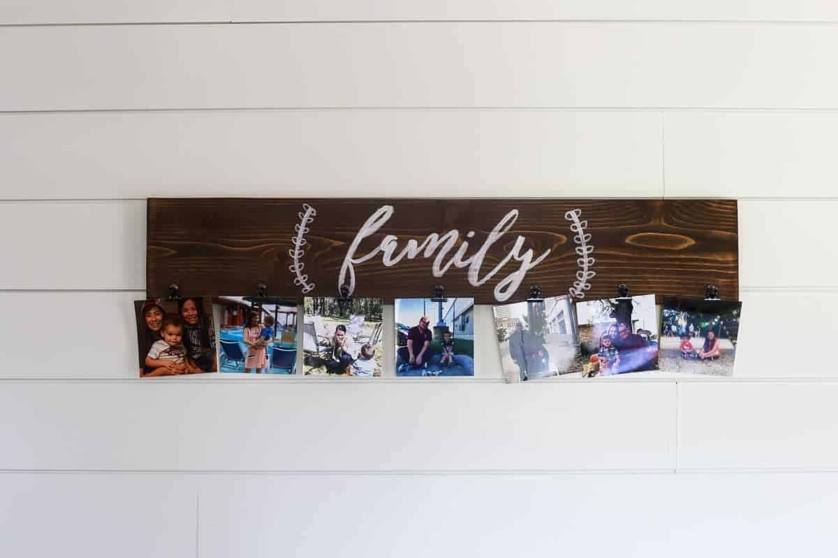 How to make a super cute DIY photo display 