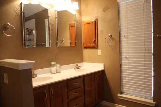 before and after look at bathrooms