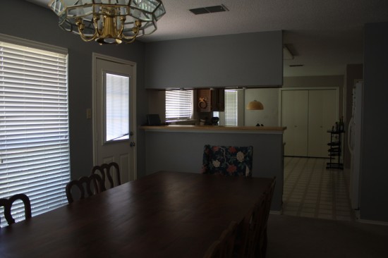 Dining room before photos