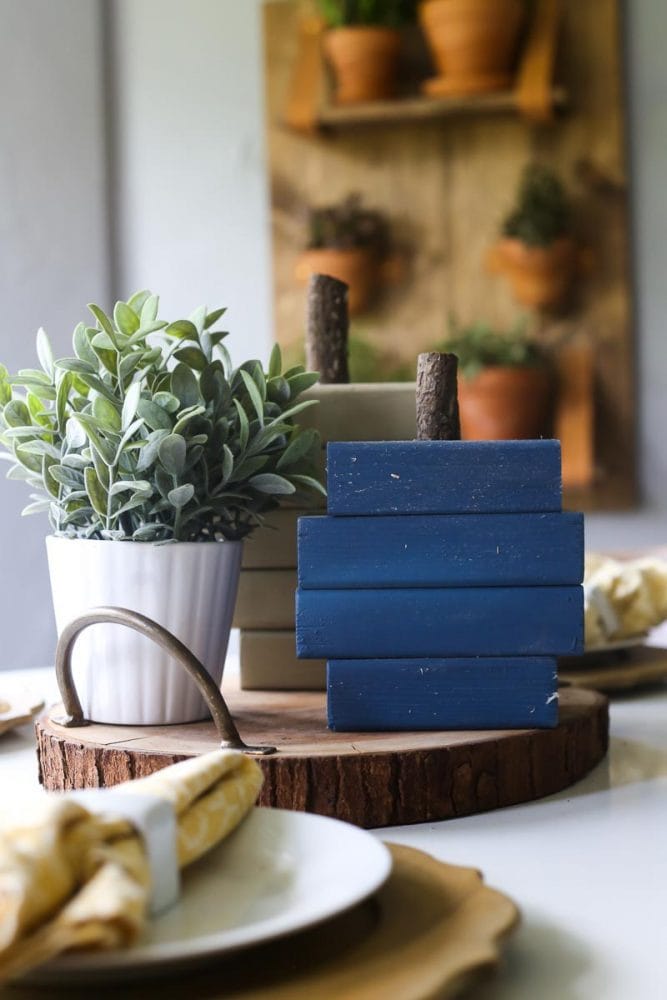 Easy, Rustic DIY Scrap Wood Pumpkins // Love & Renovations