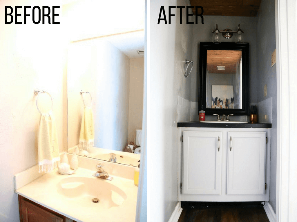 Powder room renovation