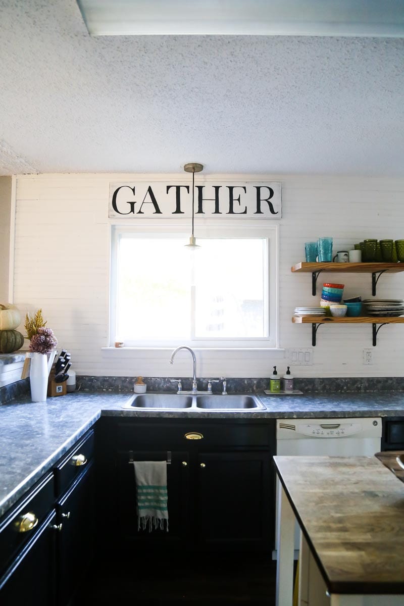 A DIY budget kitchen makeover