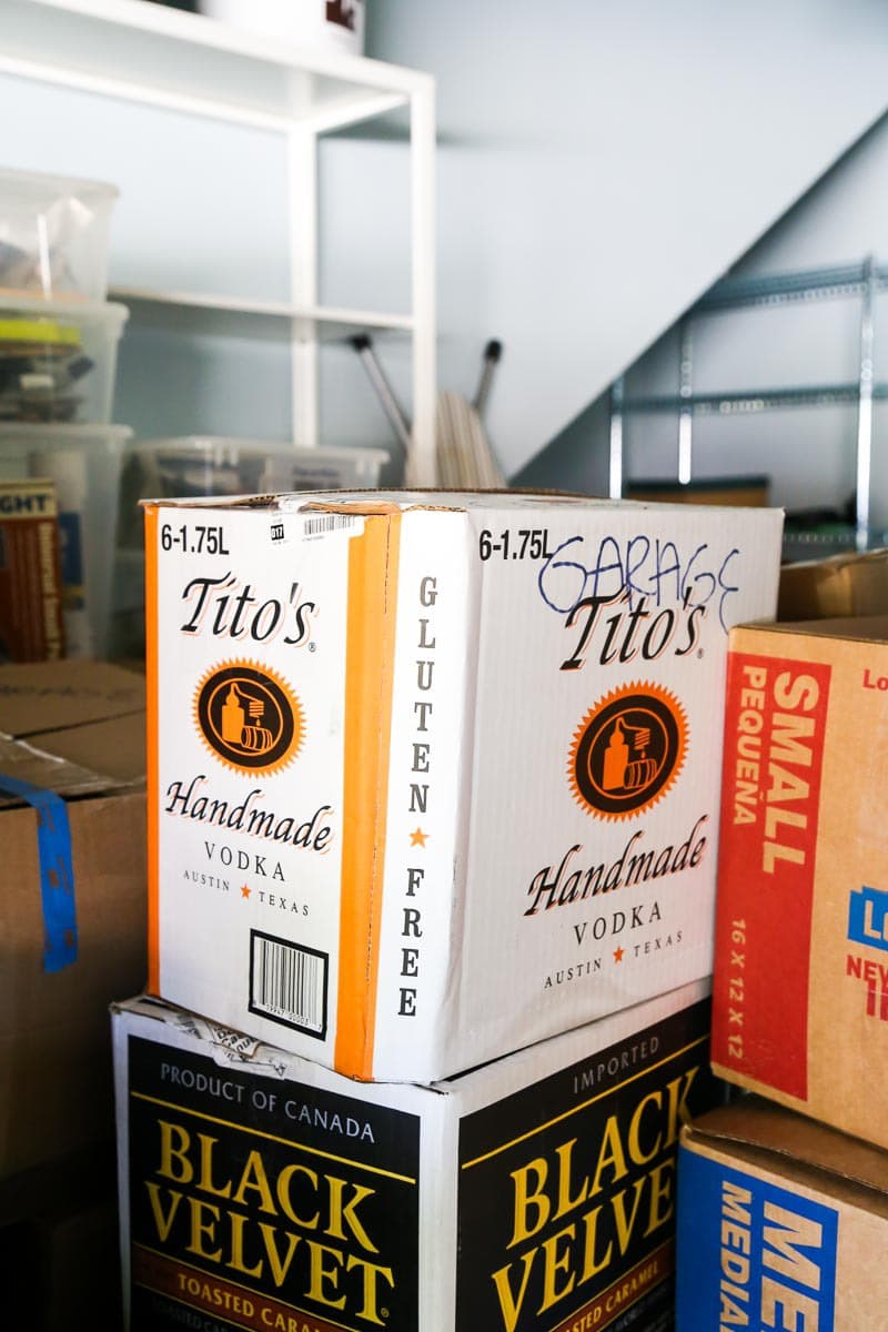 Tip: Use smaller boxes when packing to move - the liquor store is a great place to find them! 
