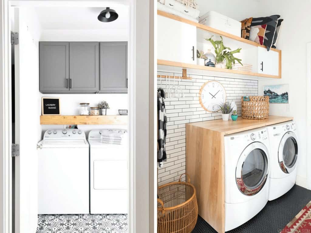 Small Laundry Room Remodeling and Storage Ideas