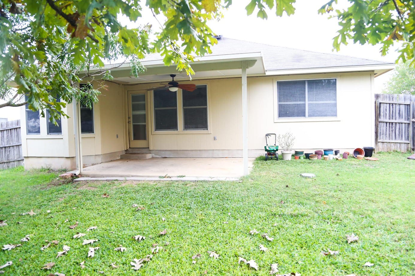 New house tour - covered patio