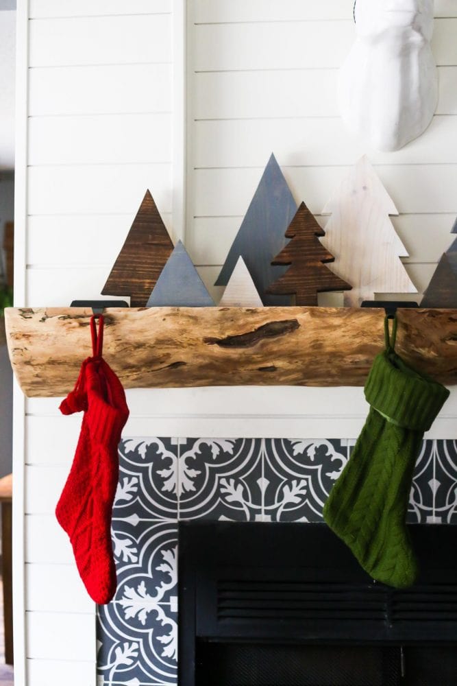 How to make DIY scrap wood Christmas trees