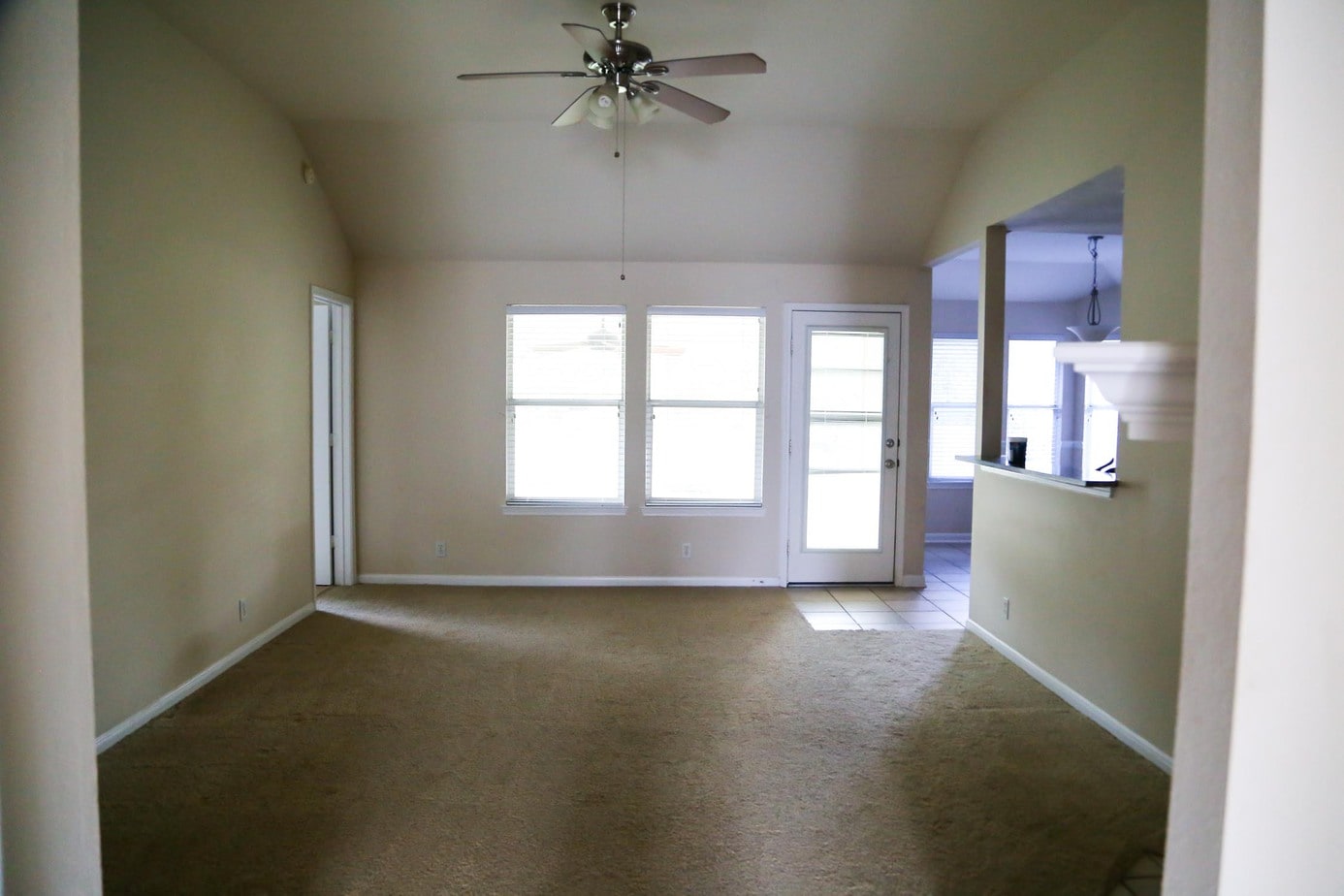 Living room - new house tour