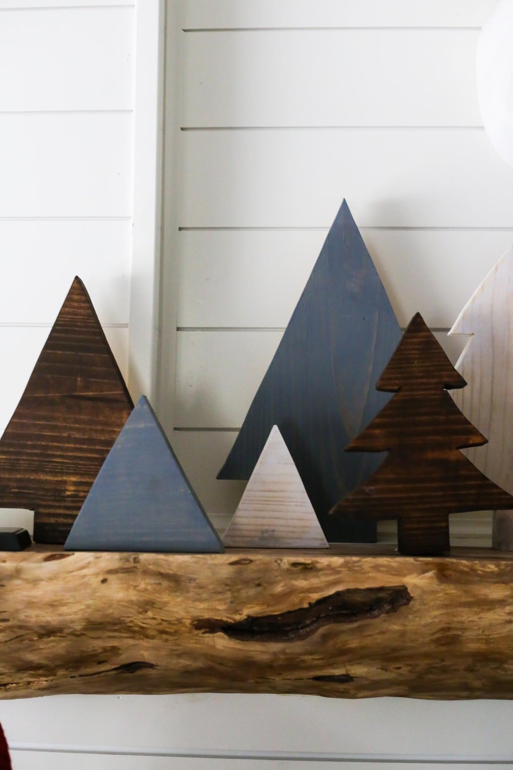 Tutorial for DIY scrap wood Christmas trees