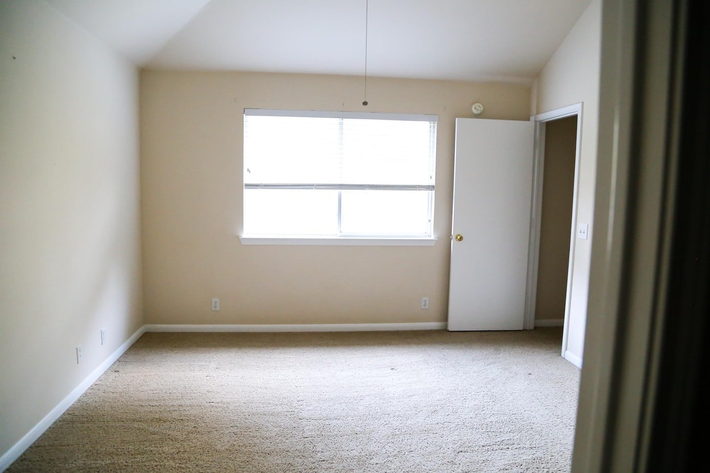 The master bedroom in the new house