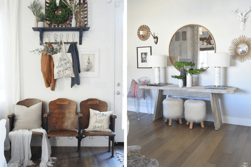 Ideas for seating in an entryway