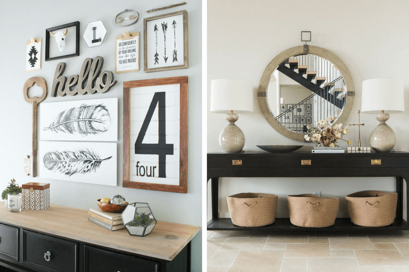 Tips on adding art to an entryway