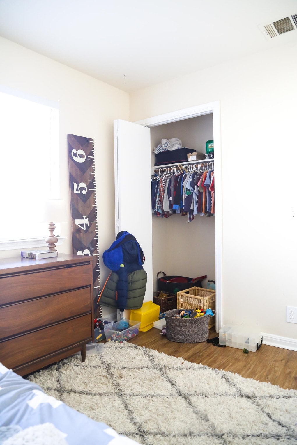 messy closet