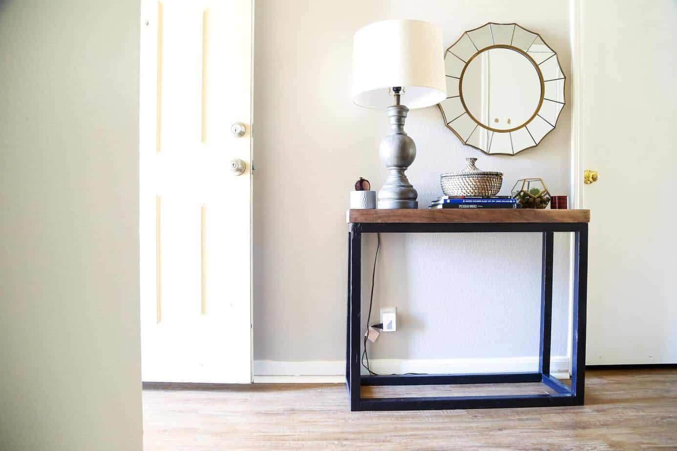 DIY Console Table for the Entry