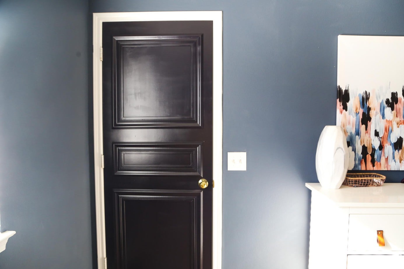 DIY paneled door tutorial 