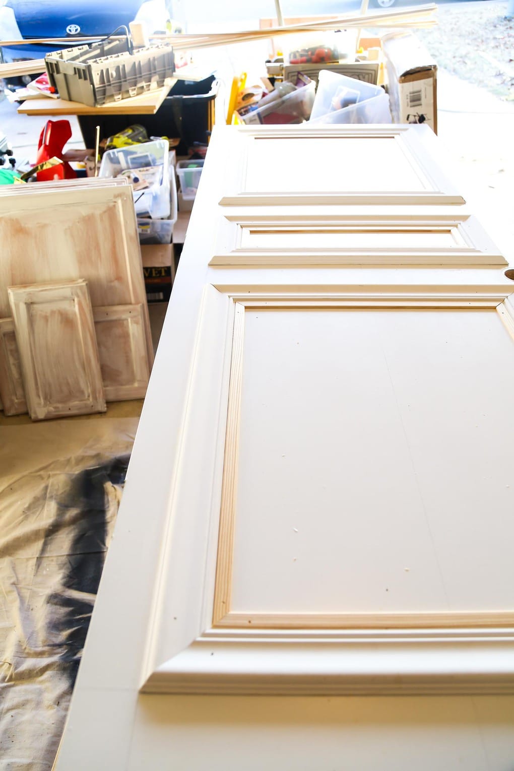 How to make a DIY paneled door