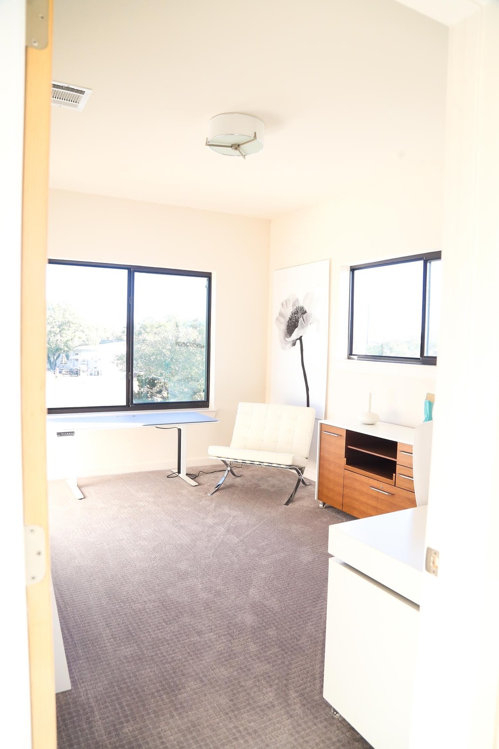 Midcentury modern office design