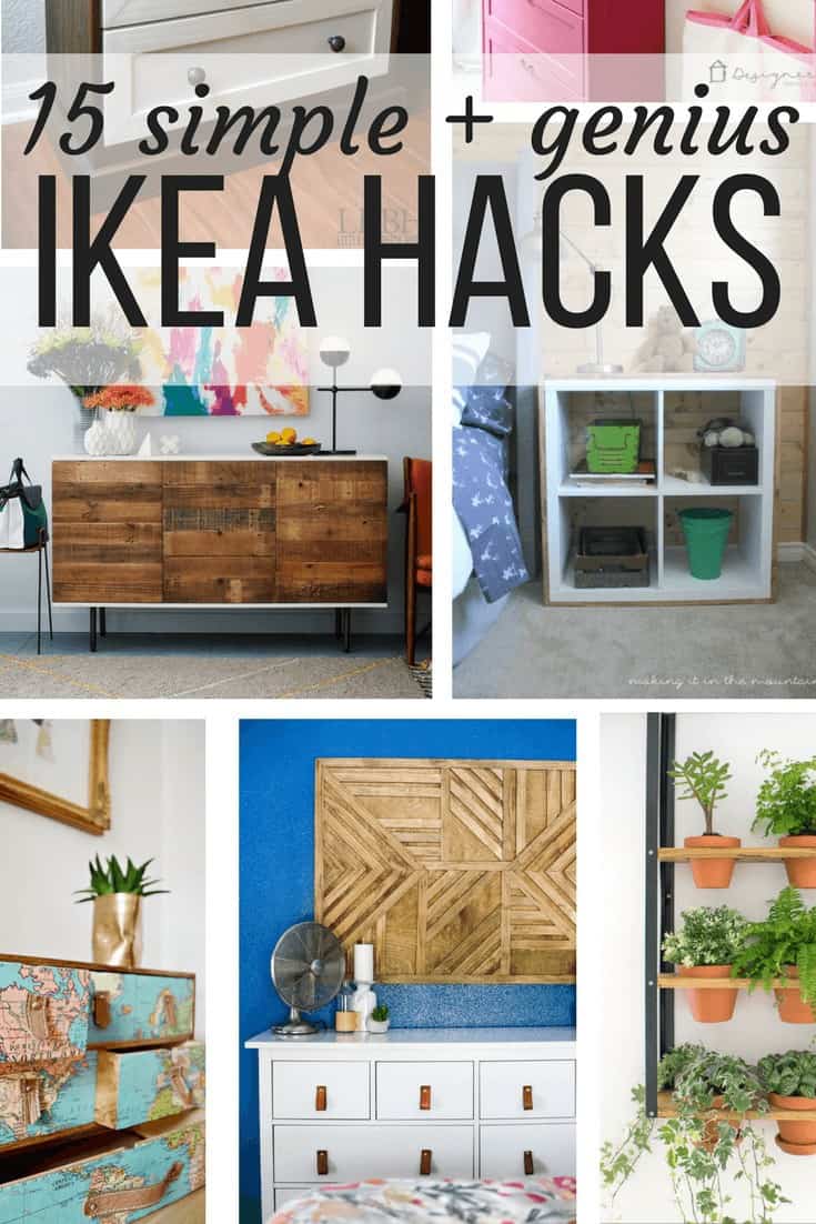 IKEA DIY Ideas - Gorgeous and genius IKEA hack ideas for your home.