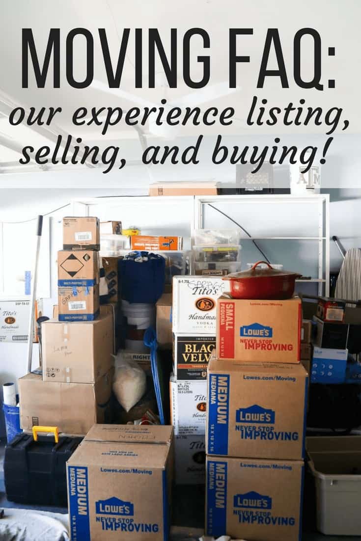 Moving FAQs - tips for listing your home, house hunting, and everything in-between!