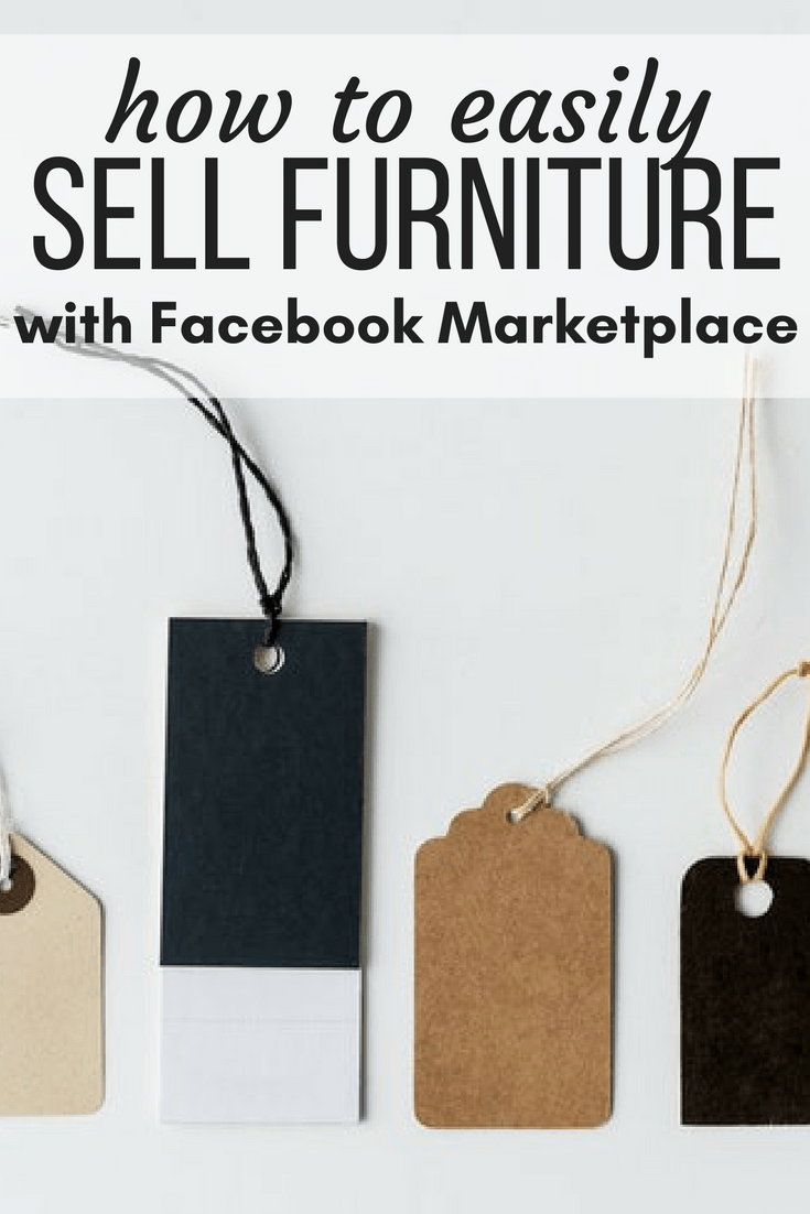 How to sell furniture online using Facebook's Marketplace. It's easy, fast, and so effective! 