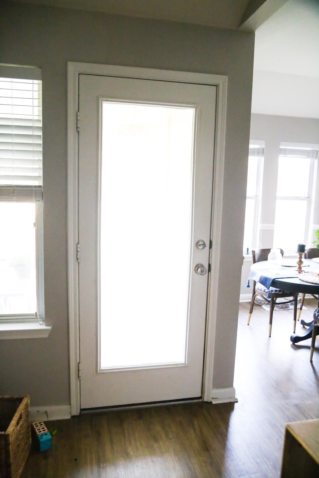 How did you finish your interior back doors?