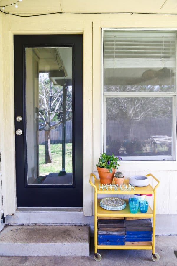 Refreshing The Back Door – Love & Renovations