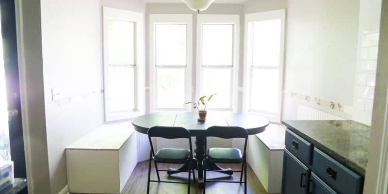 Dining room renovation - kitchen banquette