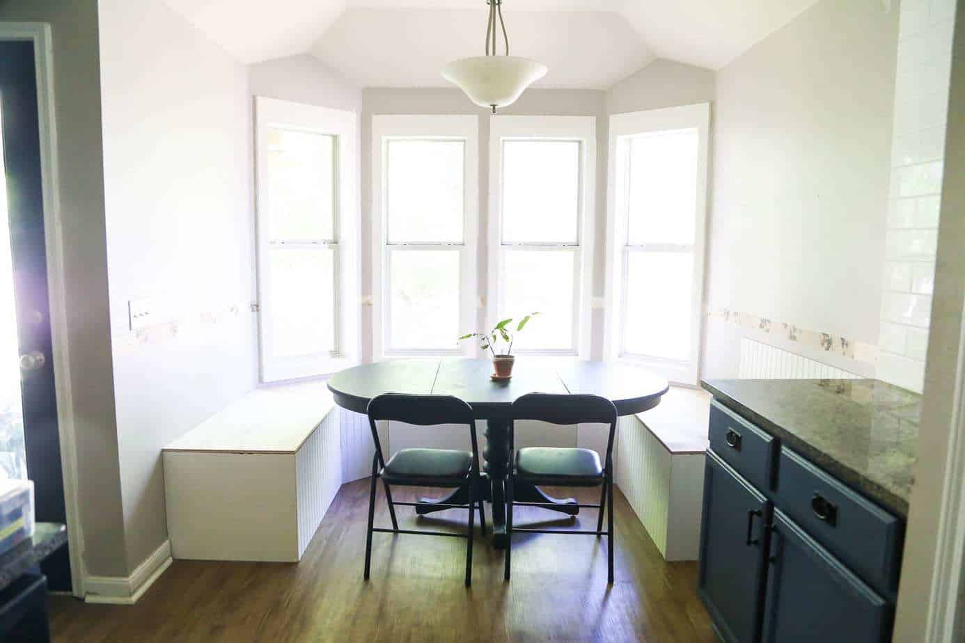 Dining room renovation - kitchen banquette