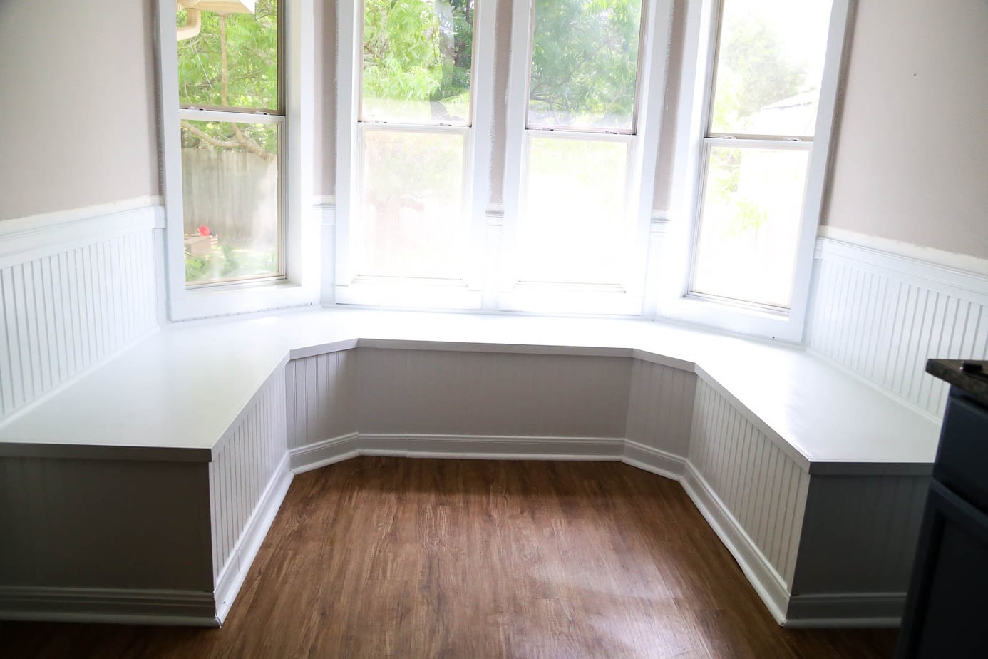 DIY Bay Window Bench (AKA: The Banquette is FINISHED!)