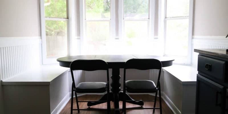 Diy Bay Window Bench Aka The Banquette Is Finished Diy Bay Window Bench Aka The Banquette Is Done