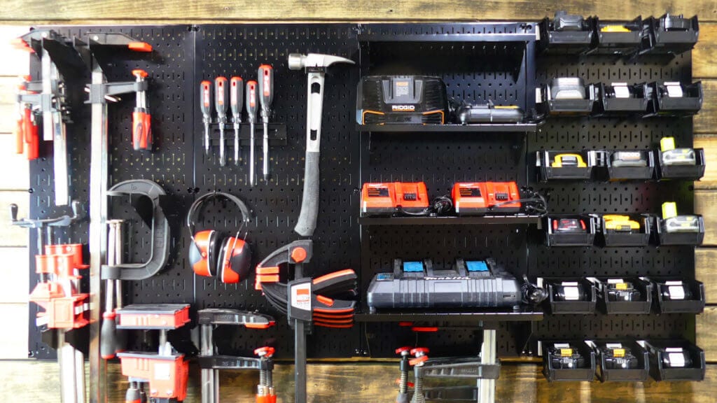 Clamp storage - tool organization ideas