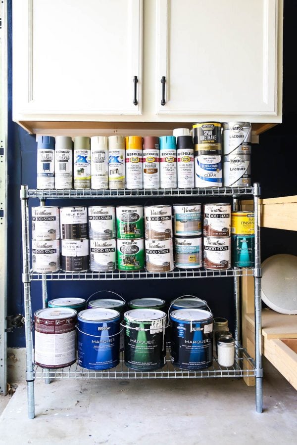 How to Organize Paint Supplies in the Garage Love & Renovations