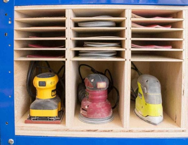 sander storage ideas