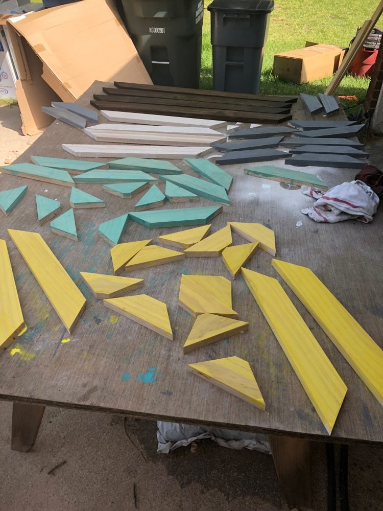 Easy DIY Outdoor Wall Art (Perfect for the Patio!) - Love & Renovations