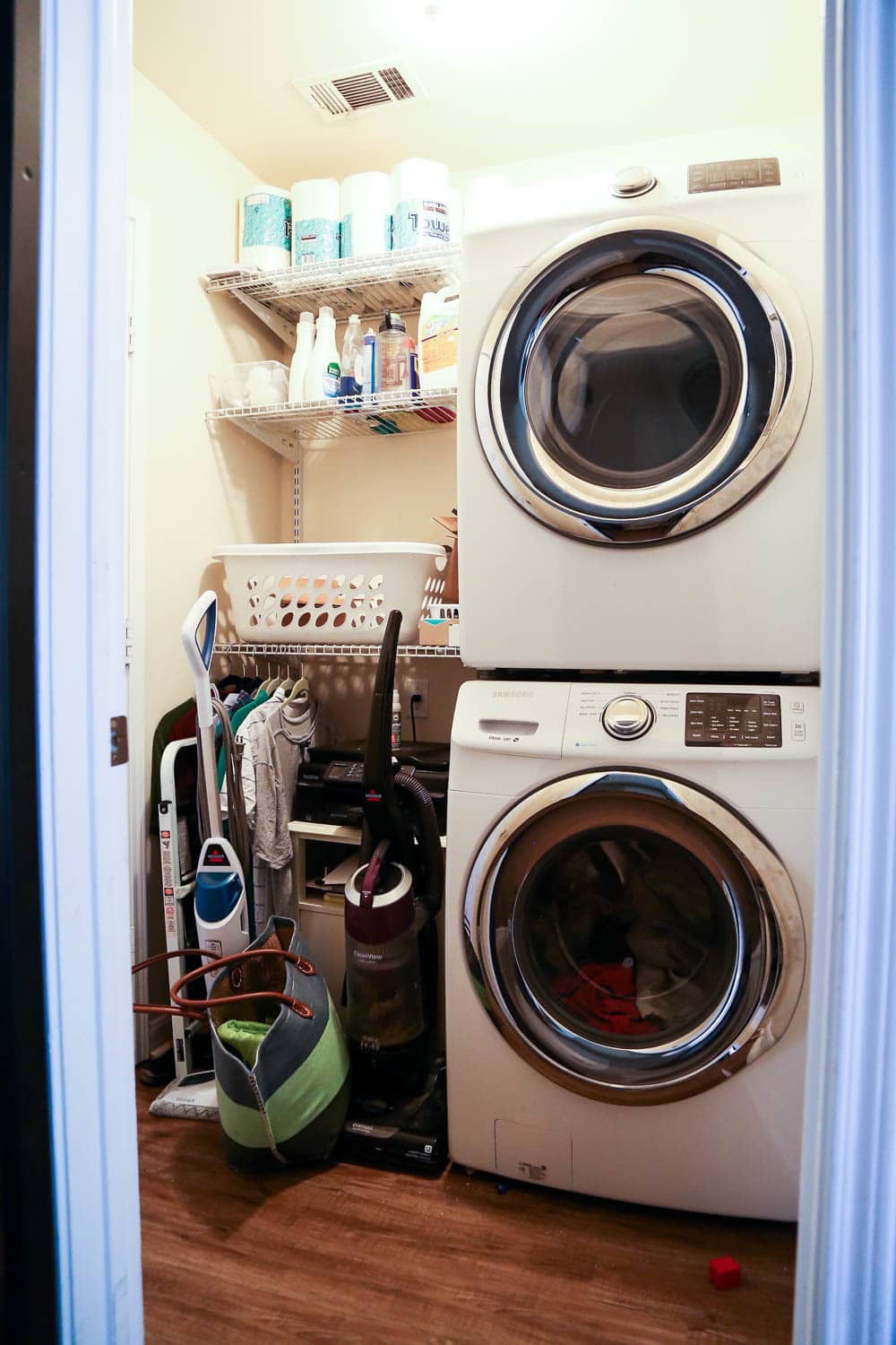 small laundry room