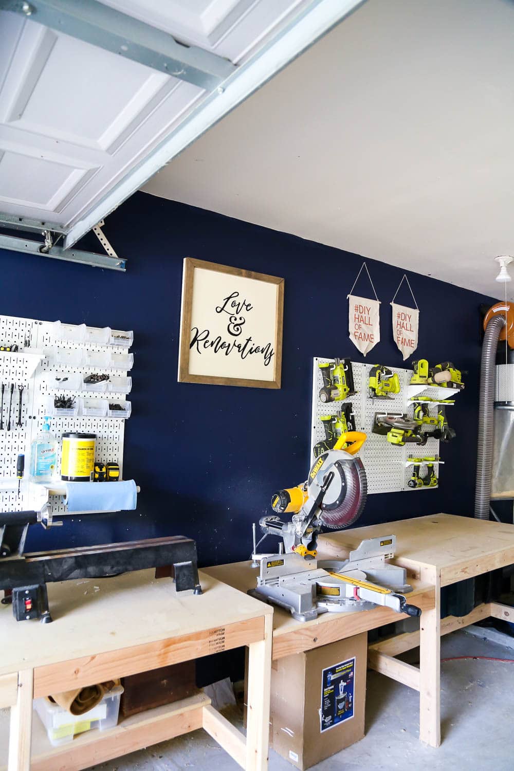 metal pegboard from Wall Control