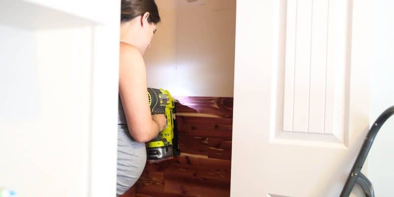 nursery closet makeover