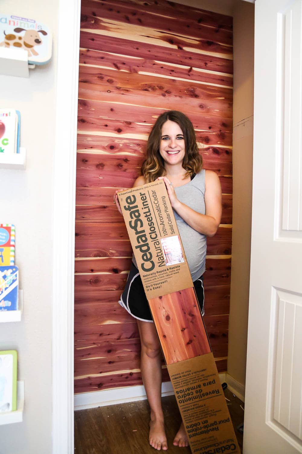 Our Cedar Closet (AKA: The Nursery Closet Makeover) - Love