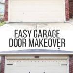 easy garage door makeover