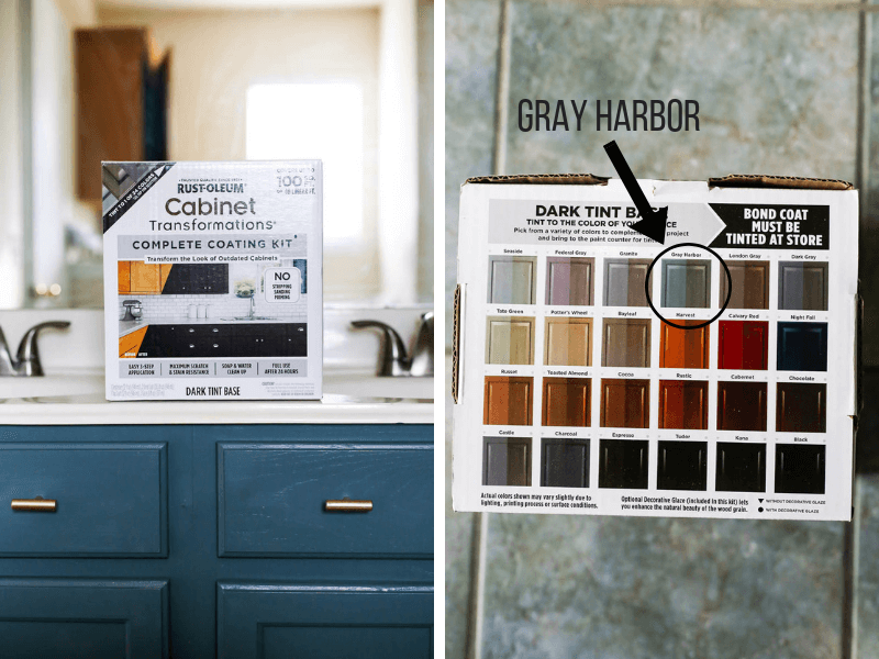 Rust-Oleum Cabinet Transformations in Gray Harbor