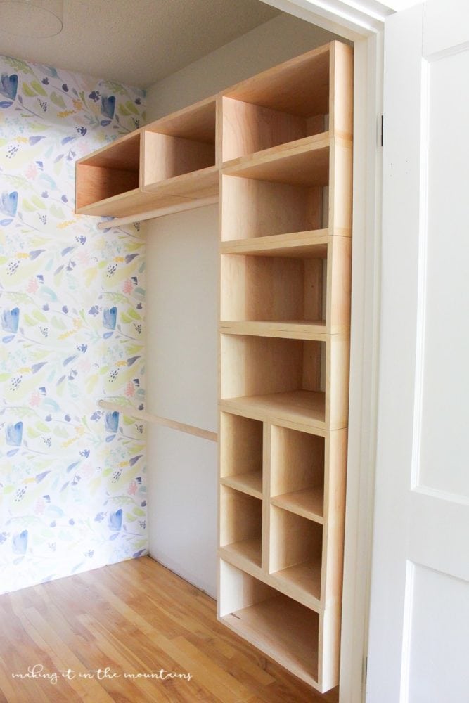 DIY master closet makeover