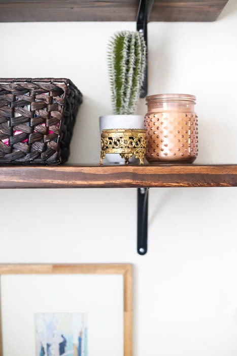 DIY Bathroom Shelves