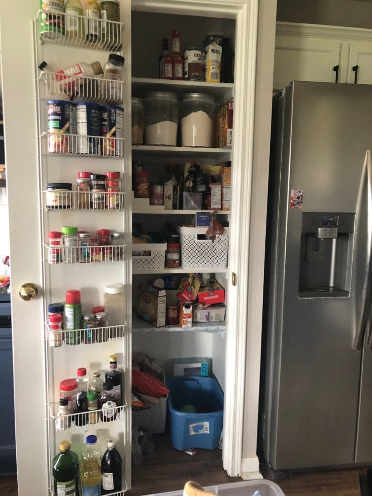 pantry before